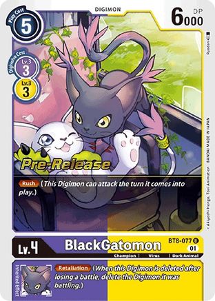 BlackGatomon (Prerelease Promo) - BT8-077 - Uncommon available at 401 Games Canada