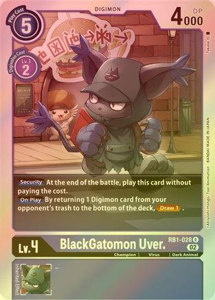 BlackGatomon Uver. - RB1-028 - Rare (Foil) available at 401 Games Canada