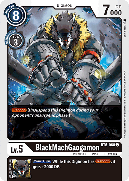 BlackMachGaogamon - BT5-068 - Common available at 401 Games Canada