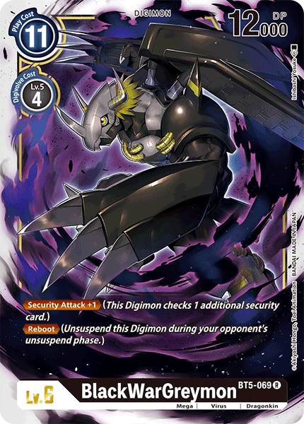 BlackWarGreymon - BT5-069 - Rare available at 401 Games Canada