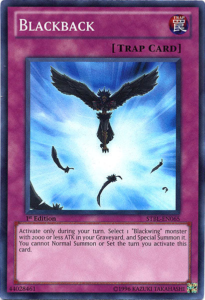 Blackback - STBL-EN065 - Super Rare - 1st Edition available at 401 Games Canada
