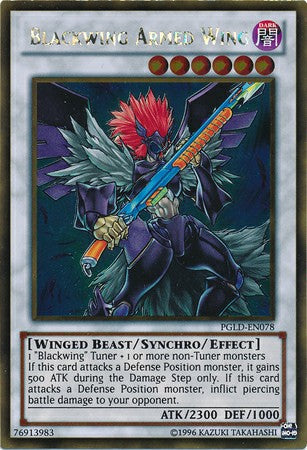 Blackwing Armed Wing - PGLD-EN078 - Gold Rare - Unlimited available at 401 Games Canada