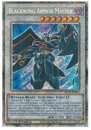 Blackwing Armor Master - BLCR-EN099 - Starlight Rare - 1st Edition available at 401 Games Canada