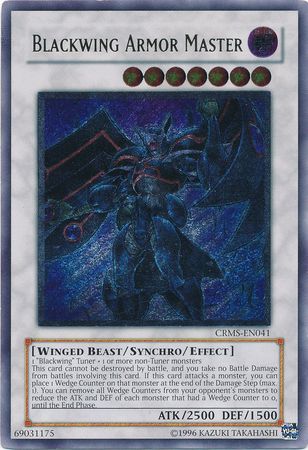 Blackwing Armor Master - CRMS-EN041 - Ultimate Rare - Unlimited available at 401 Games Canada