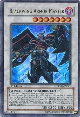 Blackwing Armor Master - CRMS-EN041 - Ultra Rare - 1st Edition available at 401 Games Canada