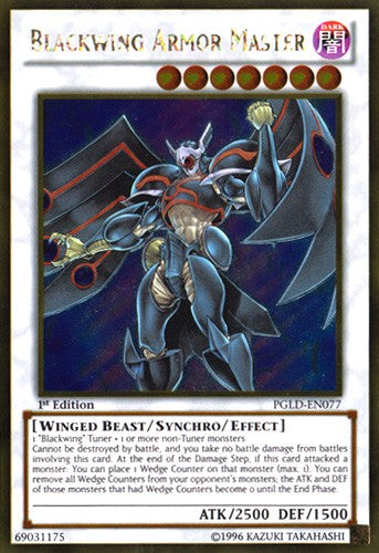 Blackwing Armor Master - PGLD-EN077 - Gold Rare - 1st Edition available at 401 Games Canada