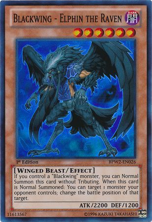 Blackwing - Elphin the Raven - BPW2-EN026 - Super Rare - 1st Edition available at 401 Games Canada