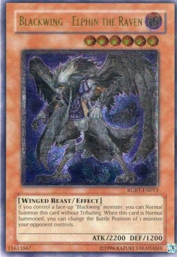 Blackwing - Elphin the Raven - RGBT-EN013 - Ultimate Rare - Unlimited available at 401 Games Canada