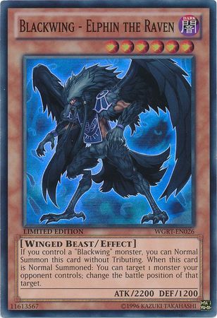 Blackwing - Elphin the Raven - WGRT-EN026 - Super Rare - Limited Edition available at 401 Games Canada