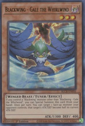 Blackwing - Gale the Whirlwind - BLCR-EN056 - Ultra Rare - 1st Edition available at 401 Games Canada