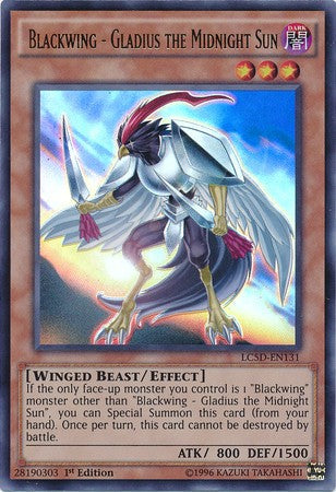Blackwing - Gladius the Midnight Sun - LC5D-EN131 - Ultra Rare - 1st Edition available at 401 Games Canada