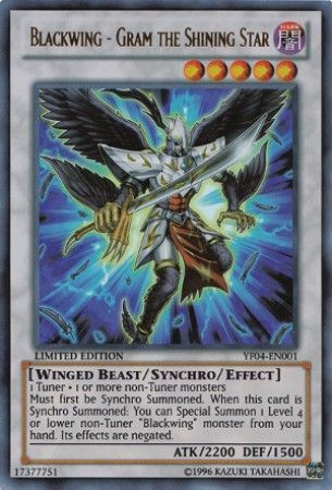 Blackwing - Gram the Shining Star - YF04-EN001 - Ultra Rare available at 401 Games Canada