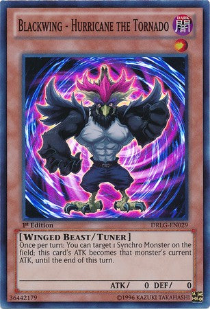 Blackwing - Hurricane the Tornado - DRLG-EN029 - Super Rare - 1st Edition available at 401 Games Canada