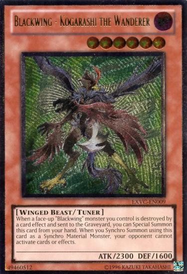 Blackwing - Kogarashi the Wanderer - EXVC-EN009 - Ultimate Rare - Unlimited available at 401 Games Canada