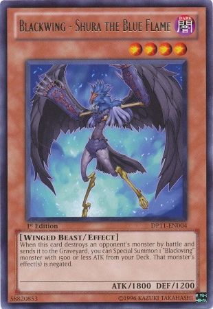 Blackwing - Shura the Blue Flame - DP11-EN004 - Rare - 1st Edition available at 401 Games Canada