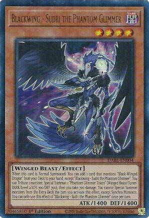 Blackwing - Sudri the Phantom Glimmer - DABL-EN004 - Ultra Rare - 1st Edition available at 401 Games Canada