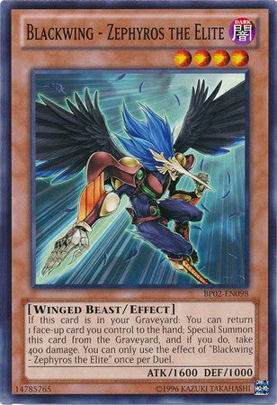 Blackwing - Zephyros the Elite - BP02-EN098 - Common - Unlimited available at 401 Games Canada