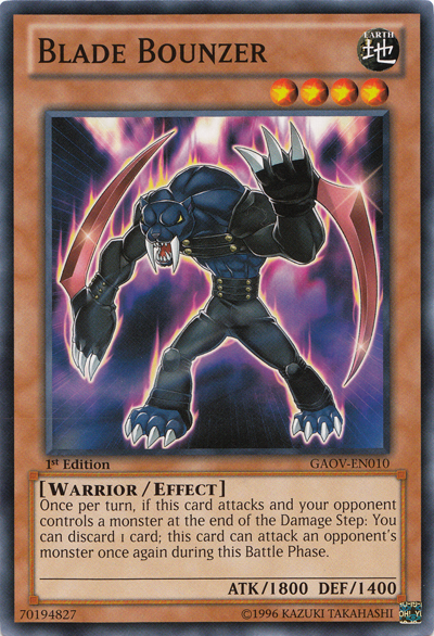 Blade Bounzer - GAOV-EN010 - Common - 1st Edition available at 401 Games Canada