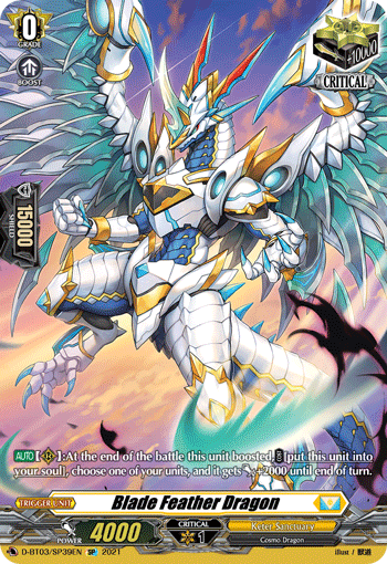 Blade Feather Dragon - D-BT03/SP39 - SP available at 401 Games Canada