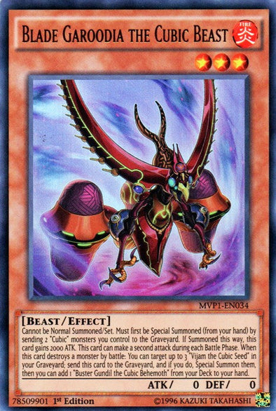 Blade Garoodia the Cubic Beast - MVP1-EN034 - Ultra Rare - 1st Edition available at 401 Games Canada