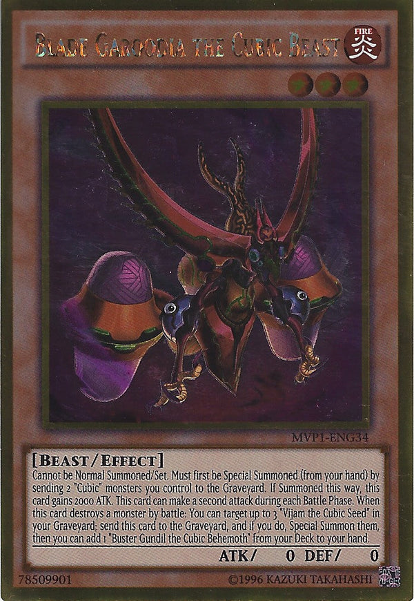 Blade Garoodia the Cubic Beast - MVP1-ENG34 - Gold Rare - Unlimited available at 401 Games Canada