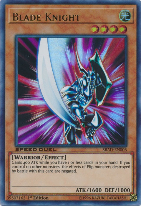 Blade Knight - SBAD-EN006 - Ultra Rare - 1st Edition available at 401 Games Canada
