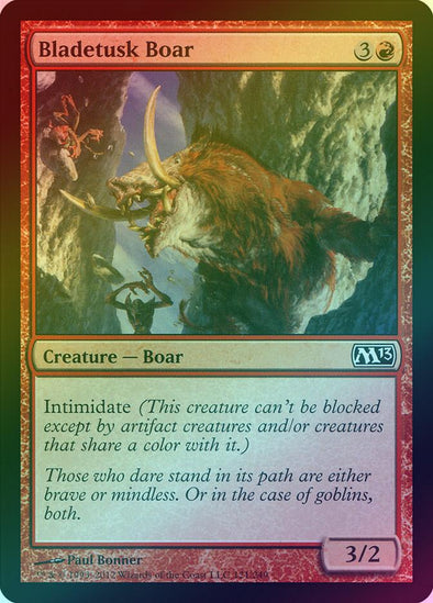 Bladetusk Boar (Foil) (M13) available at 401 Games Canada