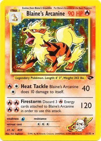Blaine's Arcanine - 1/132 - Holo - Unlimited available at 401 Games Canada