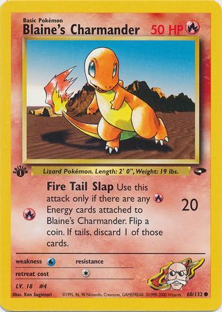 Blaine's Charmander - 60/132 - Common - 1st Edition available at 401 Games Canada