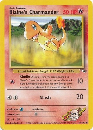 Blaine's Charmander - 61/132 - Common - Unlimited available at 401 Games Canada