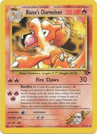 Blaine's Charmeleon - 31/132 - Uncommon - Unlimited available at 401 Games Canada