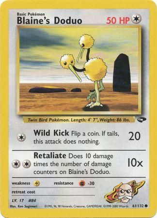 Blaine's Doduo - 61/132 - Common - Unlimited available at 401 Games Canada