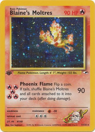 Blaine's Moltres - 1/132 - Holo - 1st Edition available at 401 Games Canada