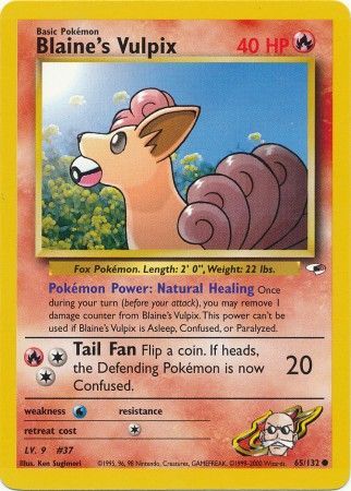 Blaine's Vulpix - 65/132 - Common - Unlimited available at 401 Games Canada