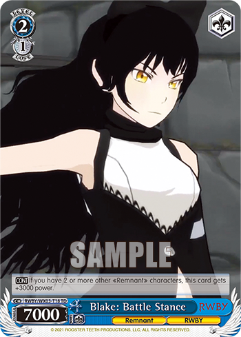 Blake: Battle Stance - RWBY/WX03-ET18 - Trial Deck available at 401 Games Canada