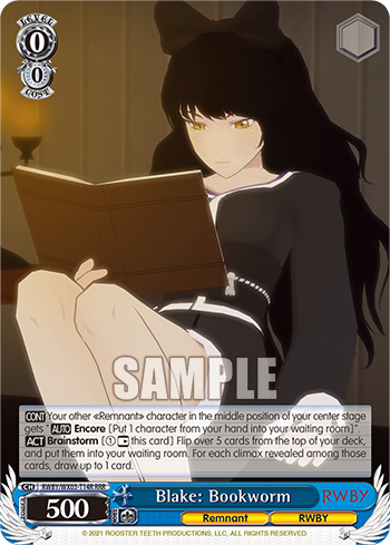 Blake: Bookworm - RWBY/WX03-ET14R - Triple Rare available at 401 Games Canada