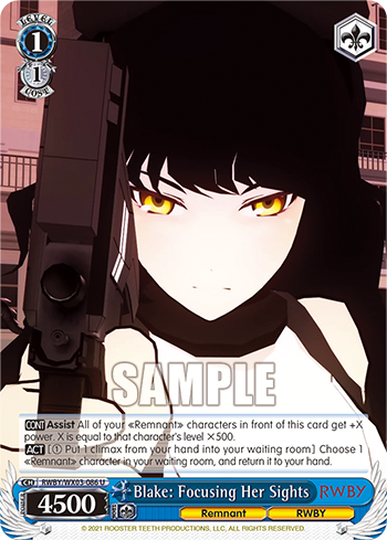 Blake: Focusing Her Sights - RWBY/WX03-086 - Uncommon available at 401 Games Canada