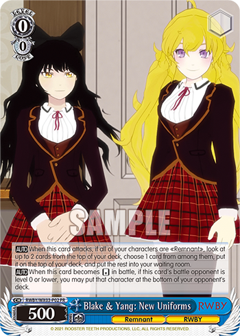 Blake & Yang: New Uniforms - RWBY/WX03-EP02 - Promo available at 401 Games Canada