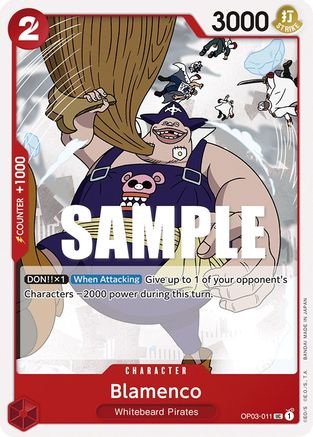 Blamenco - OP03-011 - Uncommon available at 401 Games Canada
