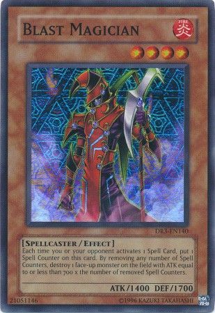 Blast Magician - DR3-EN140 - Super Rare available at 401 Games Canada