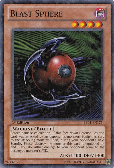 Blast Sphere - BP01-EN175 - Starfoil Rare - 1st Edition available at 401 Games Canada