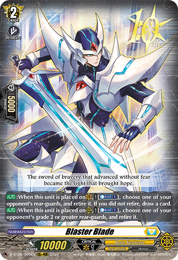 Blaster Blade - D-BT05/005 - 10th RRR available at 401 Games Canada