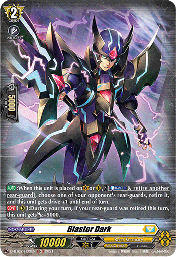 Blaster Dark - D-BT02/H33 - Holo Rare available at 401 Games Canada