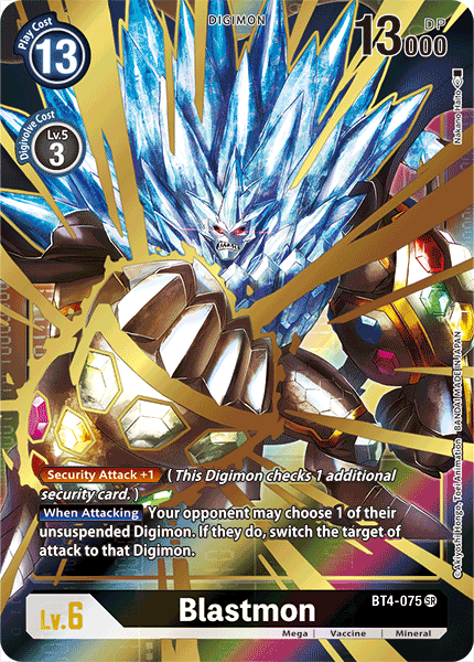 Blastmon (Alternate Art) - BT4-075 - Super Rare available at 401 Games Canada