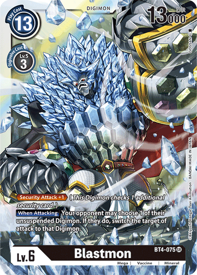 Blastmon - BT4-075 - Super Rare available at 401 Games Canada