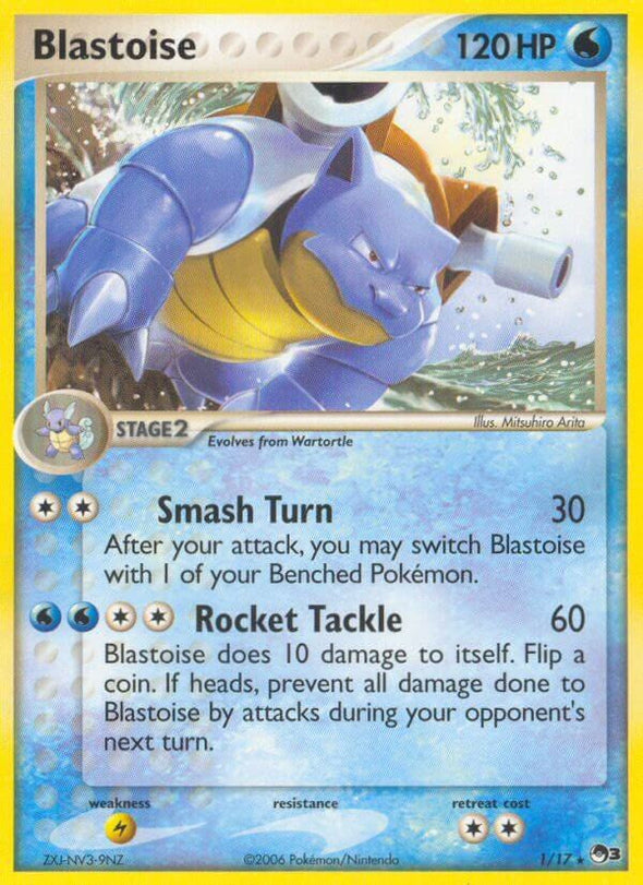 Blastoise - 1/17 - Rare available at 401 Games Canada