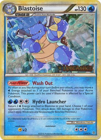 Blastoise - 13/95 - Pre-Release Promo available at 401 Games Canada