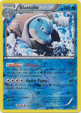 401 Games Canada - Blastoise - 16/101 - Holo Rare - Reverse Holo 401 Games Canada - Blastoise - 16/101 - Holo Rare - Reverse Holo