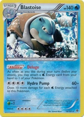 Blastoise - 16/101 - Rare - Theme Deck Exclusive available at 401 Games Canada