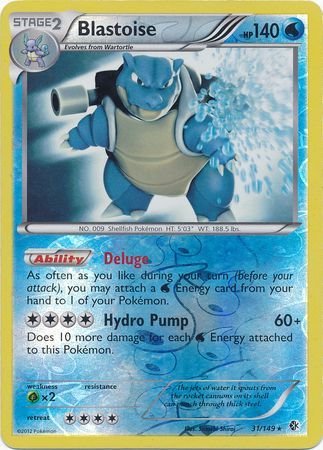 Blastoise - 31/149 - Holo Rare - Reverse Holo available at 401 Games Canada